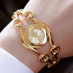 Women Bracelet Watches Top Brand Luxury Elegant Fashion For Ladies Wrist Watches Steel Quartz Female Clock Gold High Quality