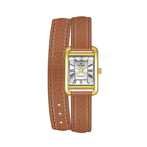 Women's Watch Elegant Retro Small Square Watch High Quality Leather Strap Waterproof Wristwatch Gift For Girlfriend